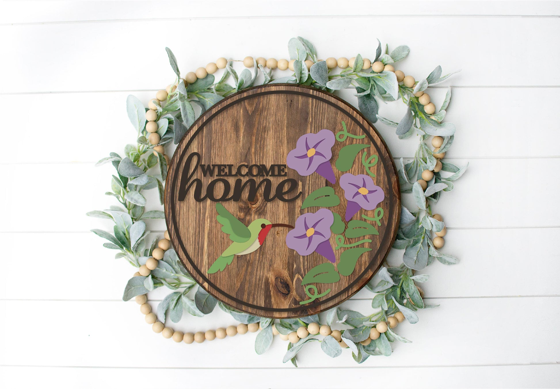 Round Wood Kits 1/4 backing