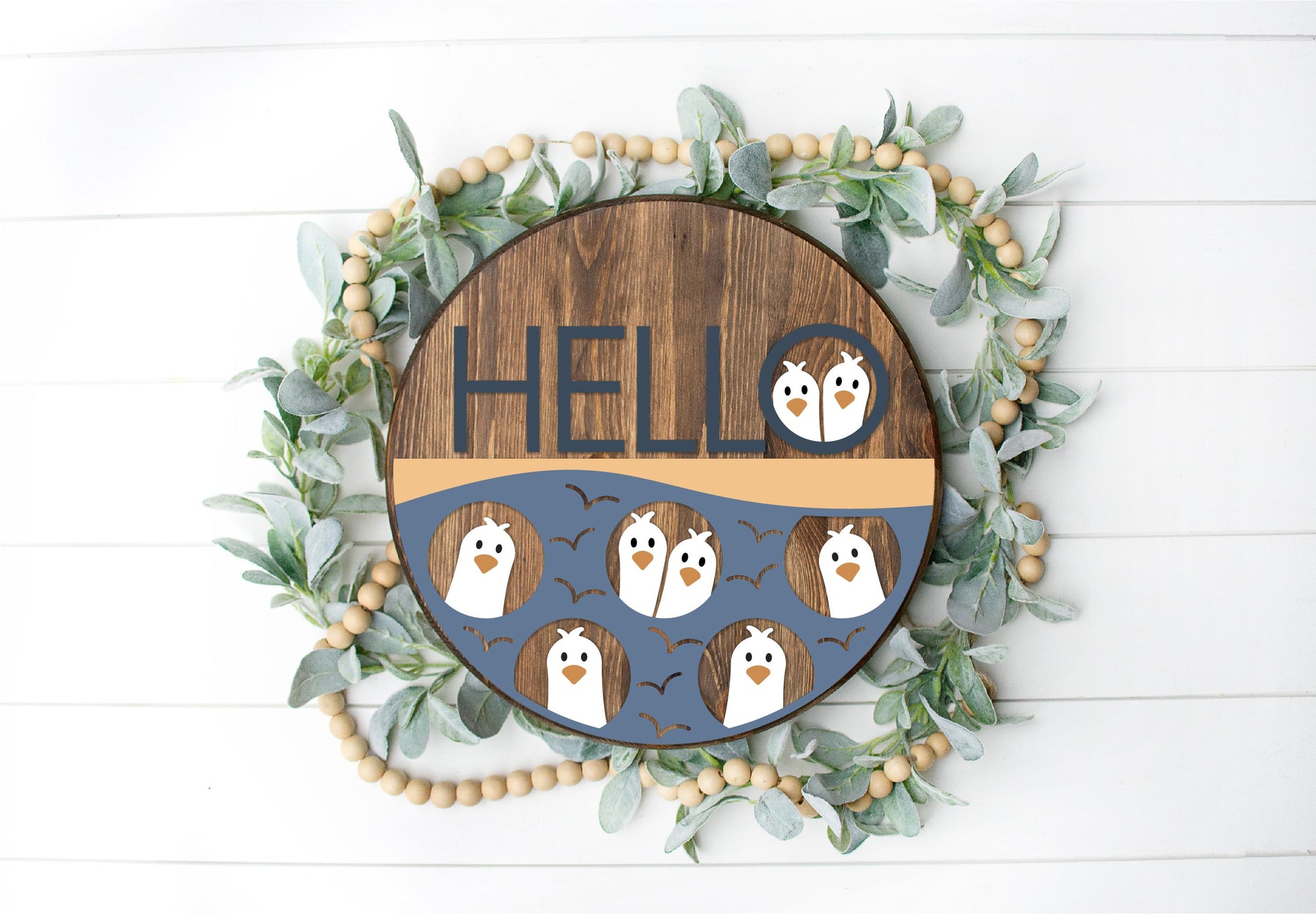 Round Wood Kits 1/4 backing