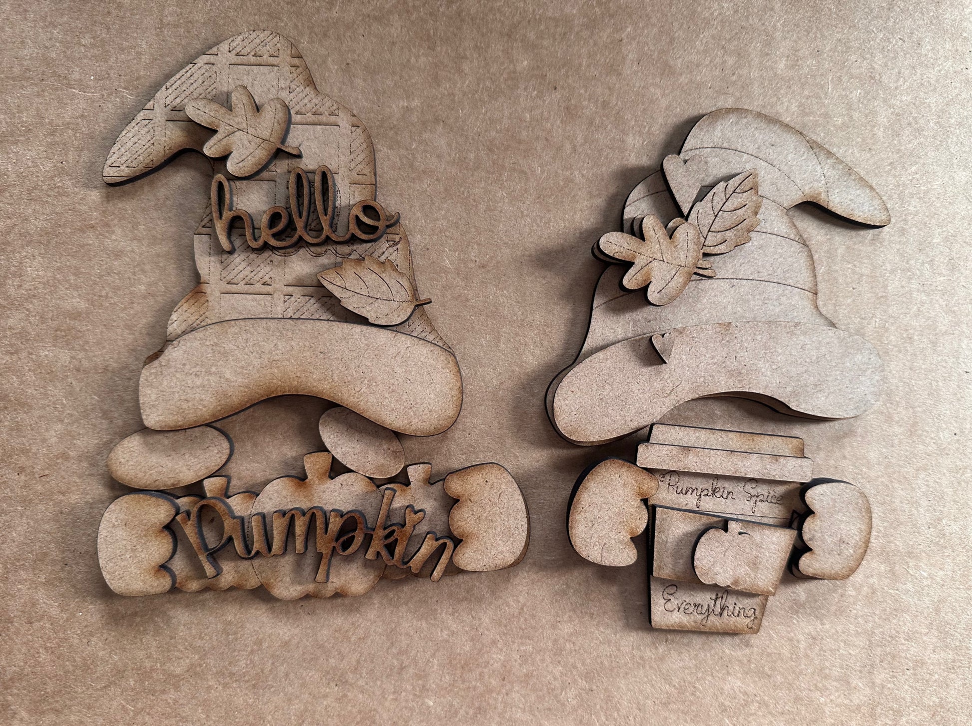 Wood interchangeable Gnome
