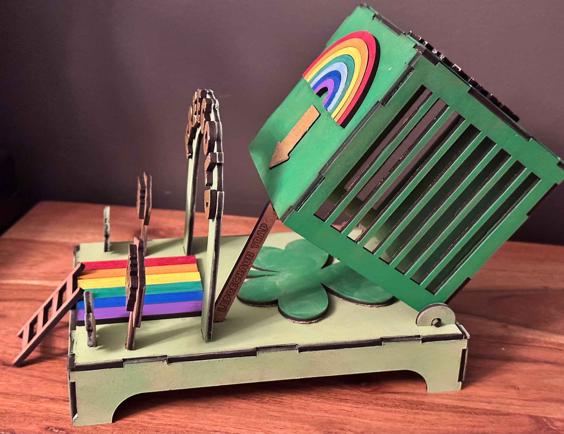 Wood Kit Leprechaun trap