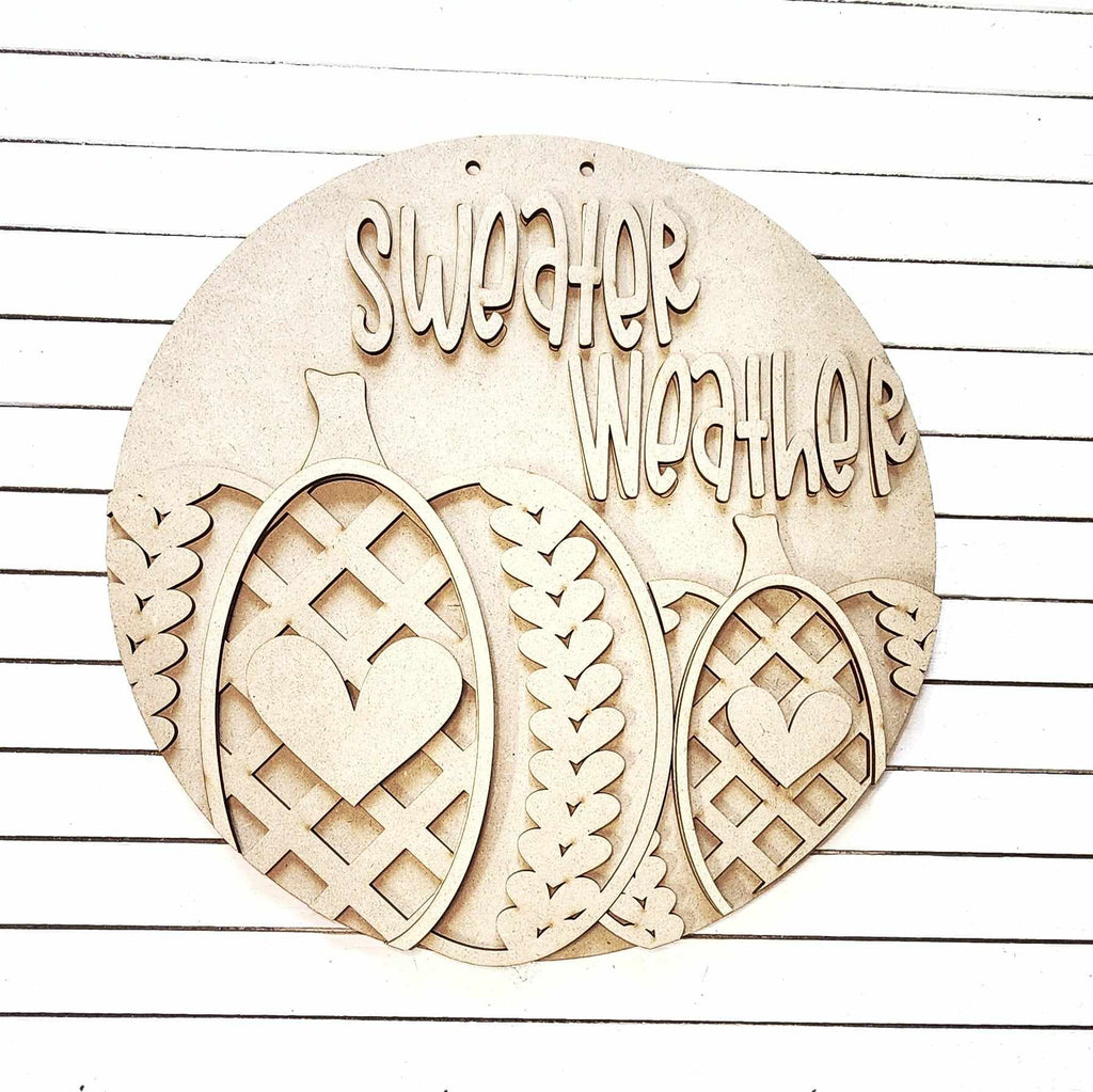 Round Wood Kits 1/4 backing