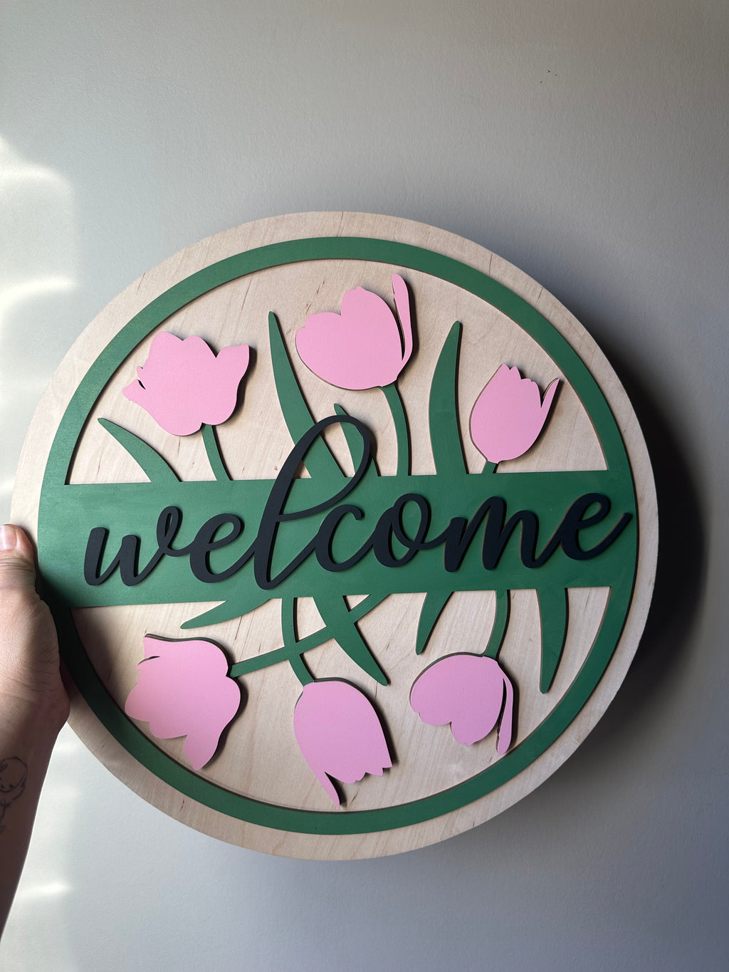 Round Wood Kits 1/4 backing