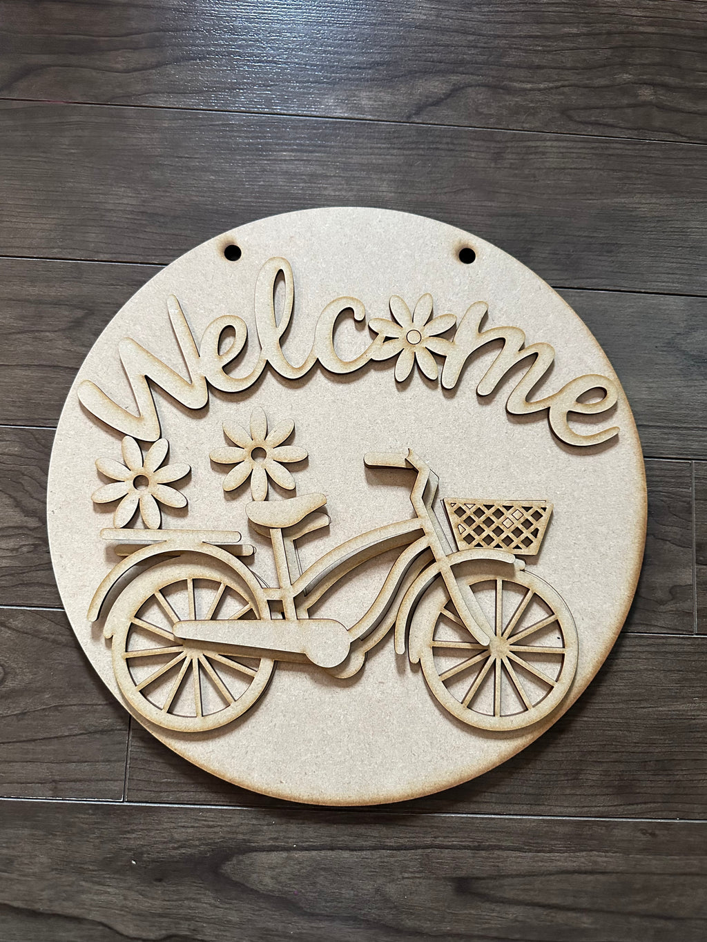 Round Wood Kits 1/4 backing