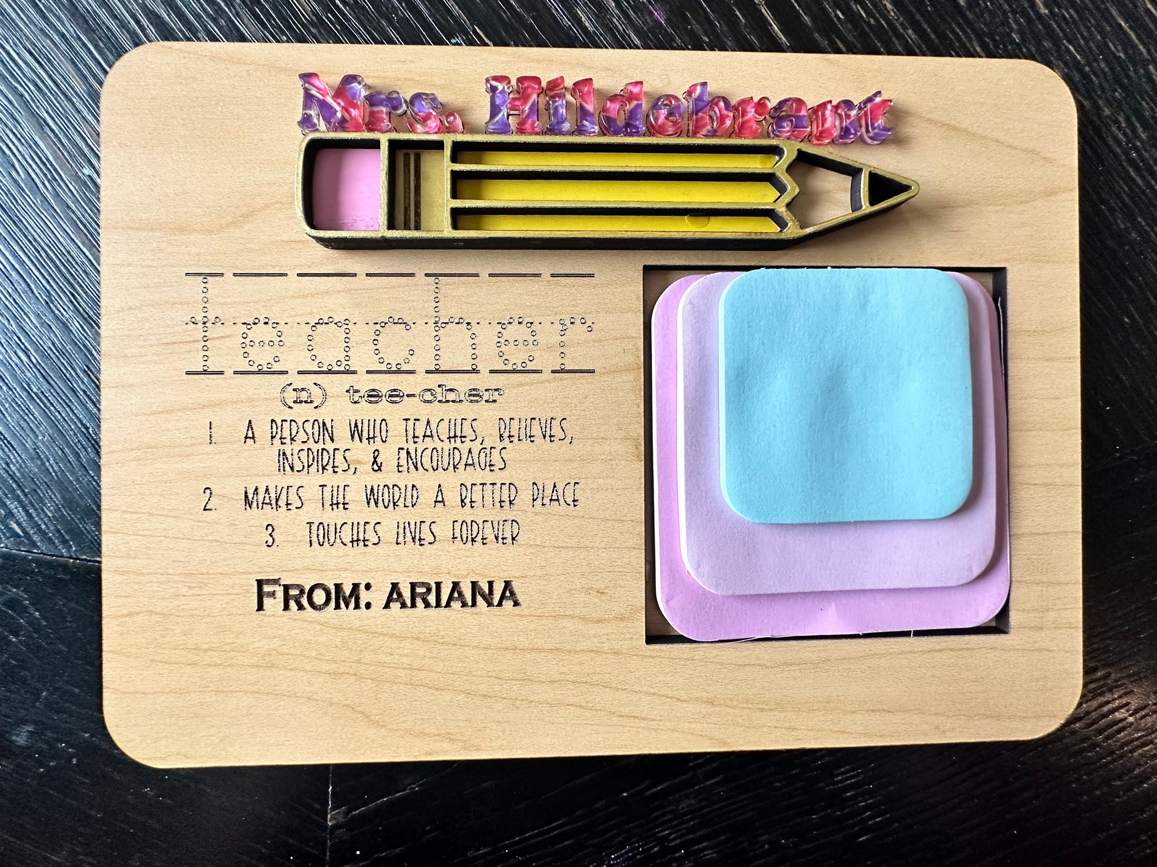 Teacher's Notepad Holder Kit