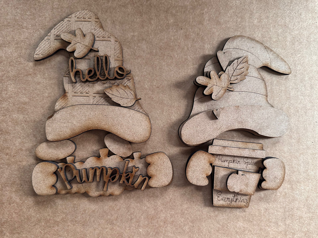 Wood interchangeable Gnome
