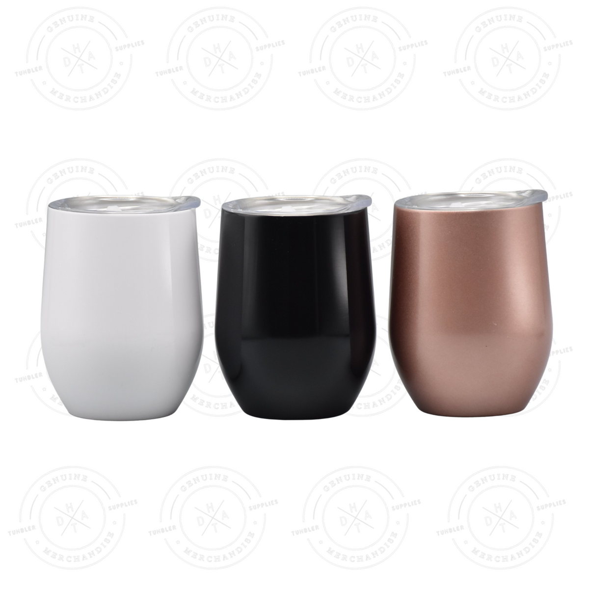 12 oz. Coloured Stemless Wine Glass