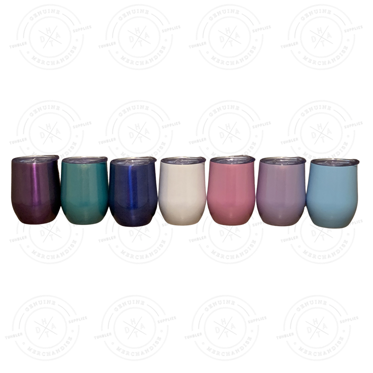 12 oz. Glittered Stemless Wine