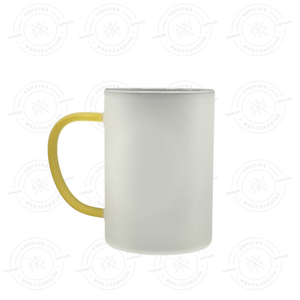 12 oz. Sublimation Glass Mug (Frosted) *** Clearance Sale ***