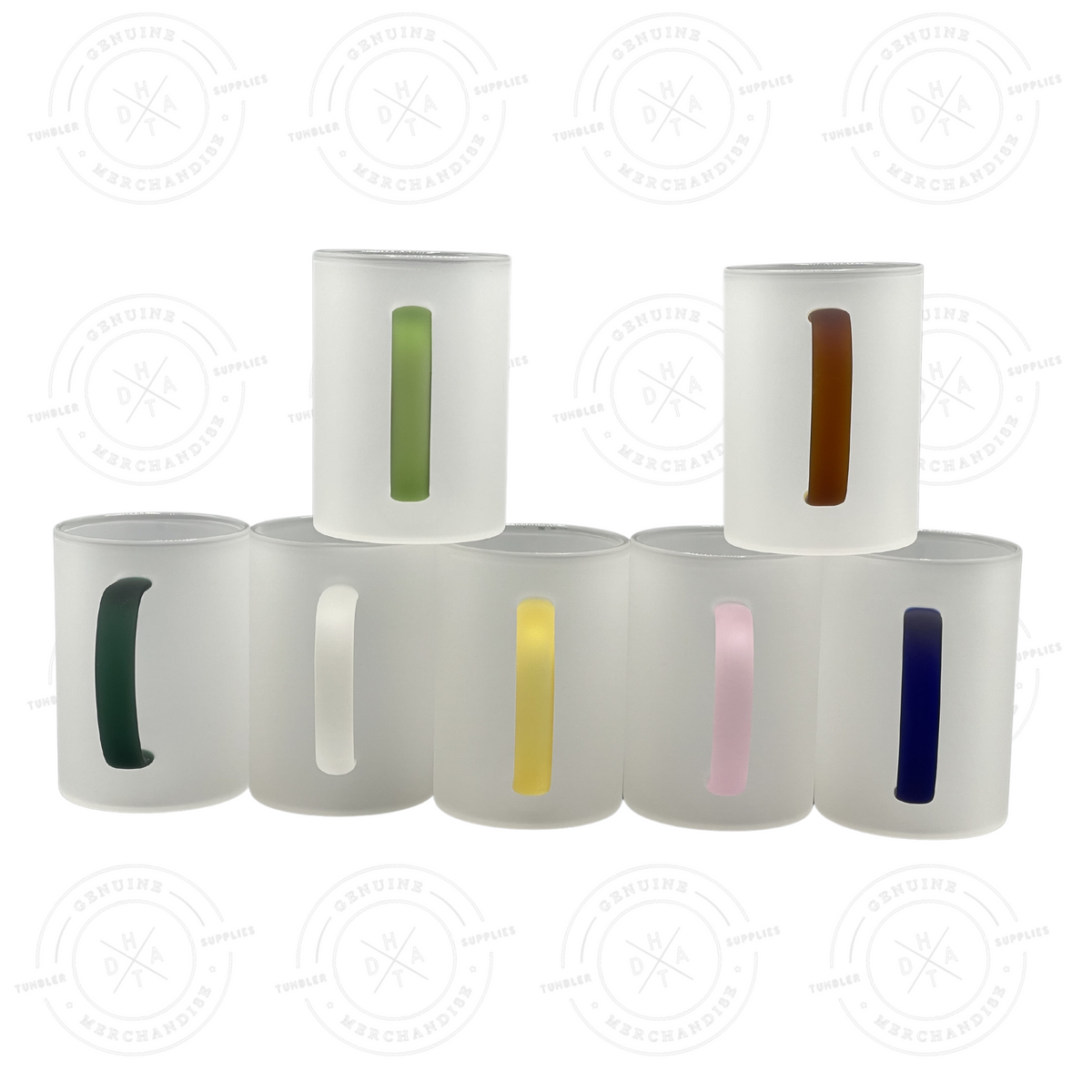 12 oz. Sublimation Glass Mug (Frosted) *** Clearance Sale ***