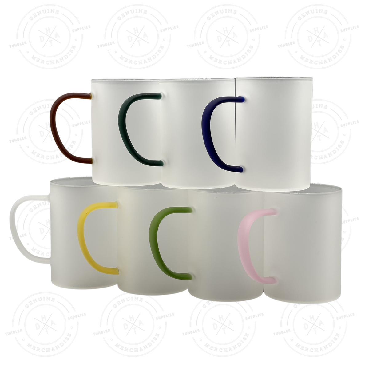12 oz. Sublimation Glass Mug (Frosted) *** Clearance Sale ***
