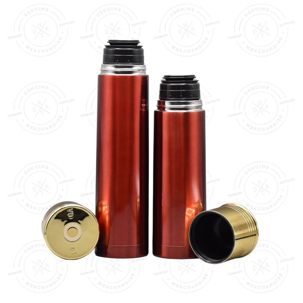 Tumbler Shotgun Shell Thermos Sublimation blank 17 & 25oz (Slight