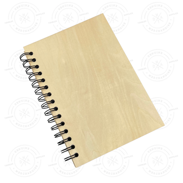 Laser  A5 Plywood Cover Notebook  14 by  21 CM