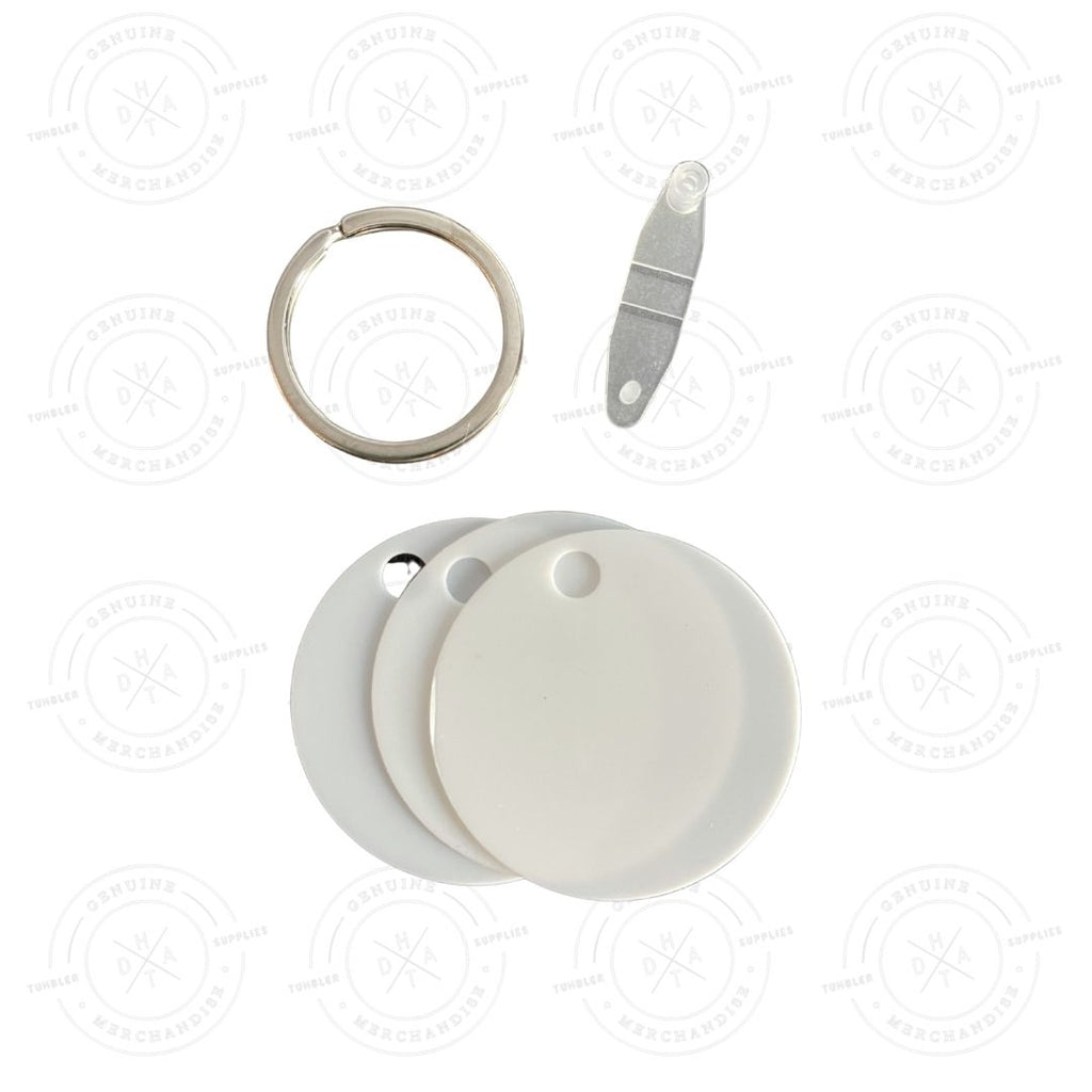 Sublimation Plastic Keychains