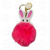 Sublimation Fluffy bunny keychain