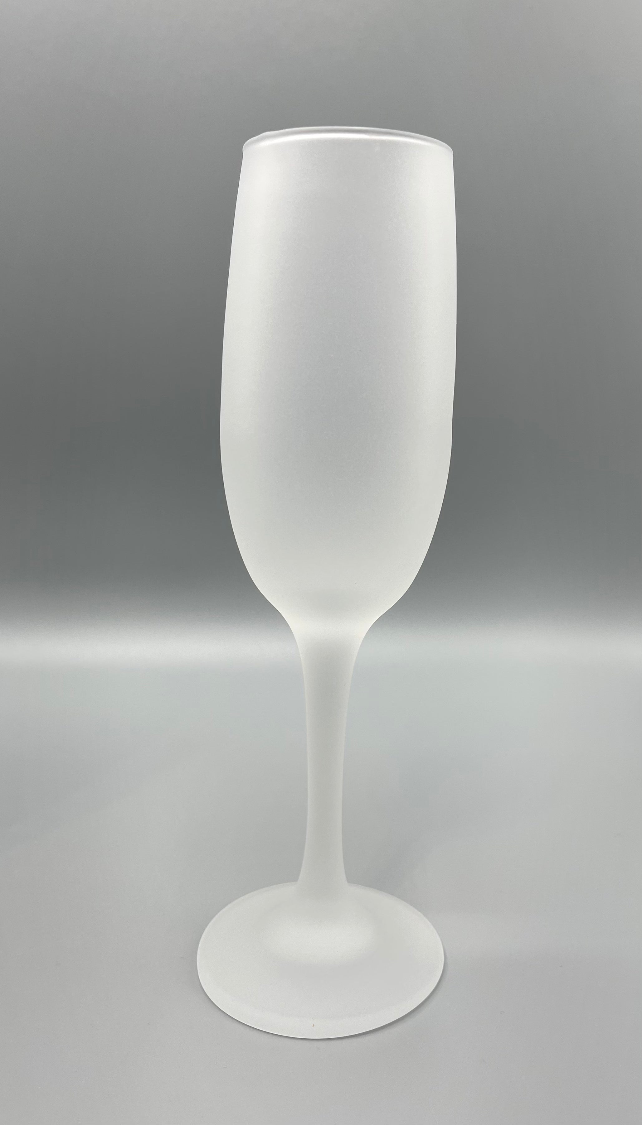 6 oz.  Sublimation Champagne Glass Frosted