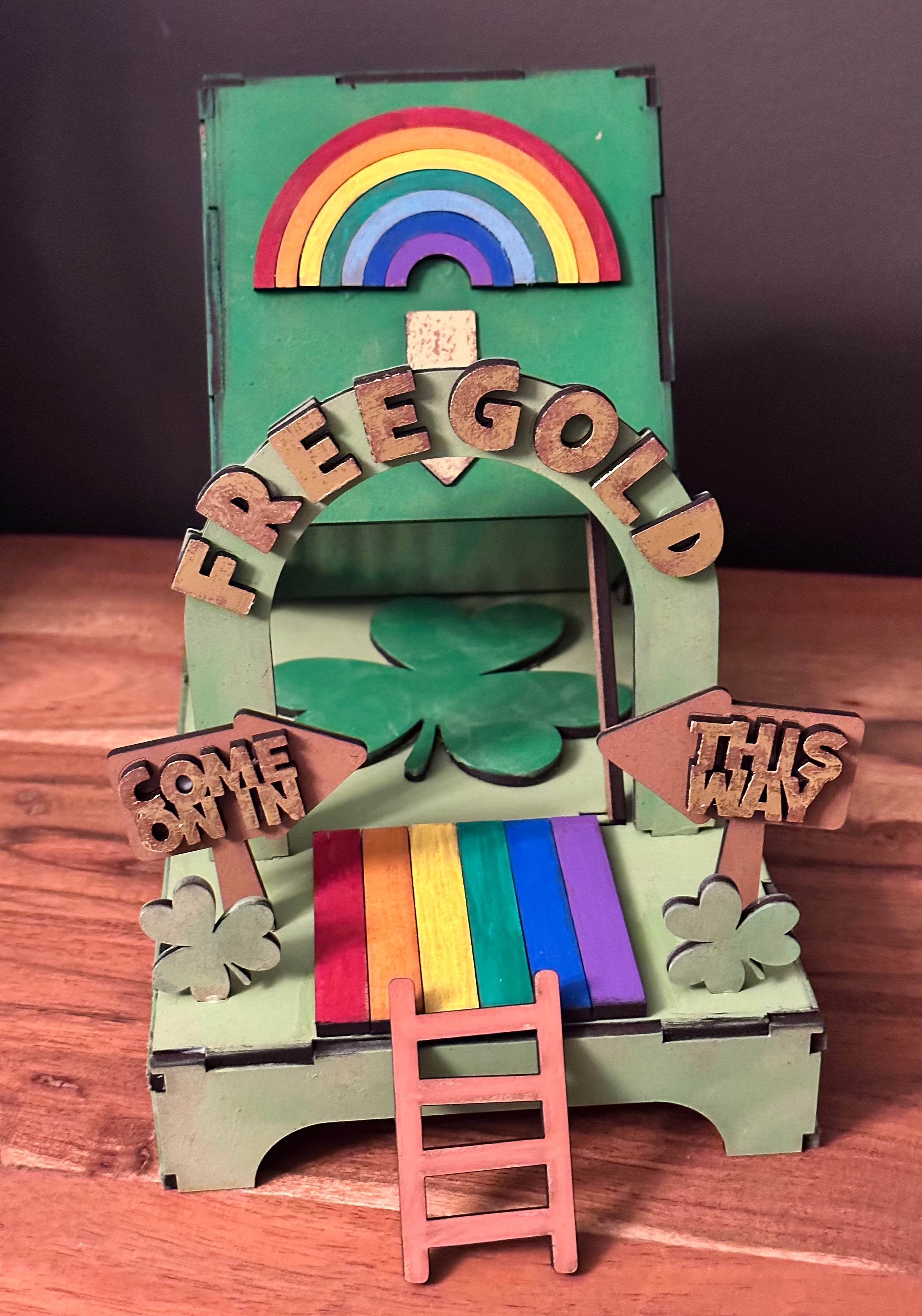 Wood Kit Leprechaun trap