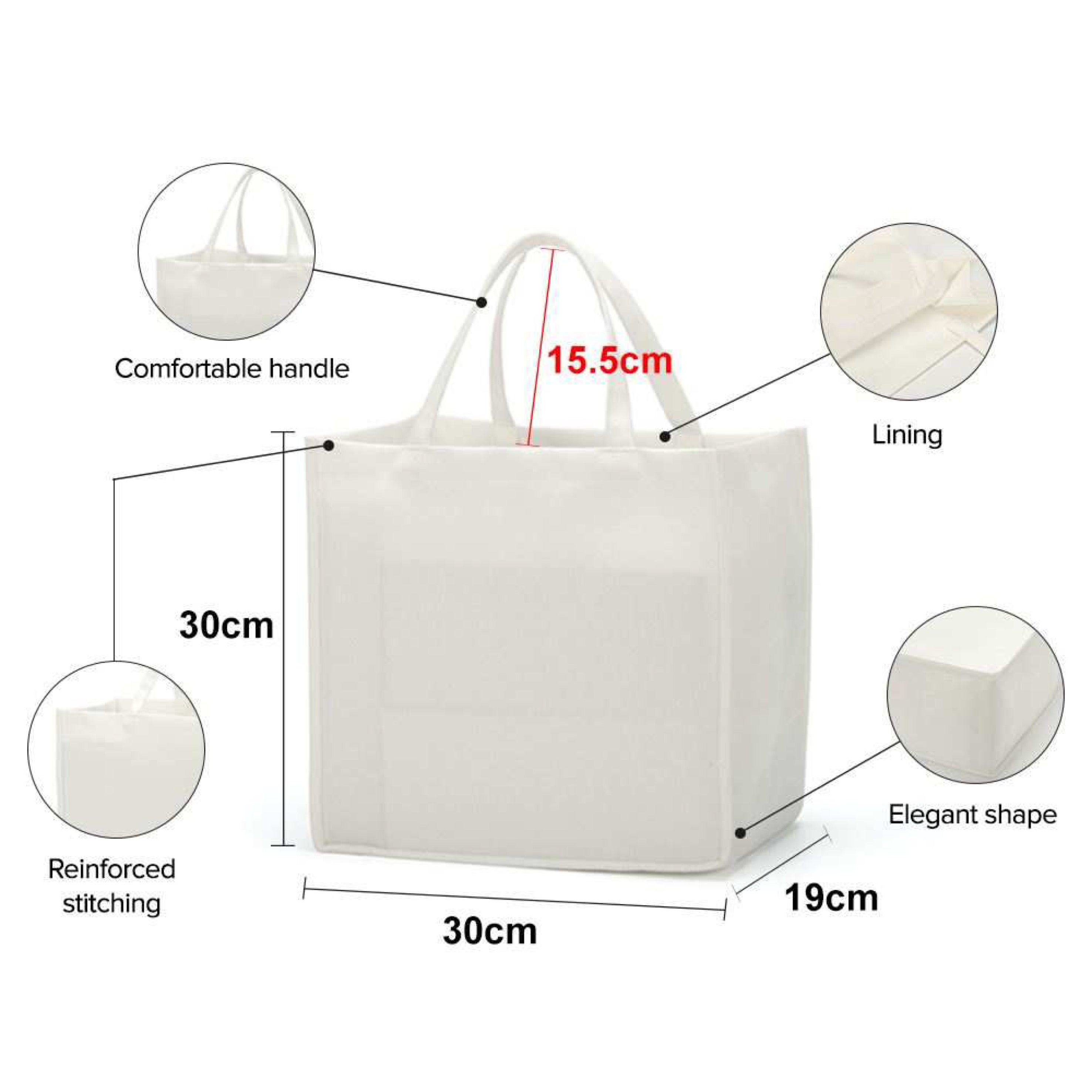 White Linen Jute Tote/Bag