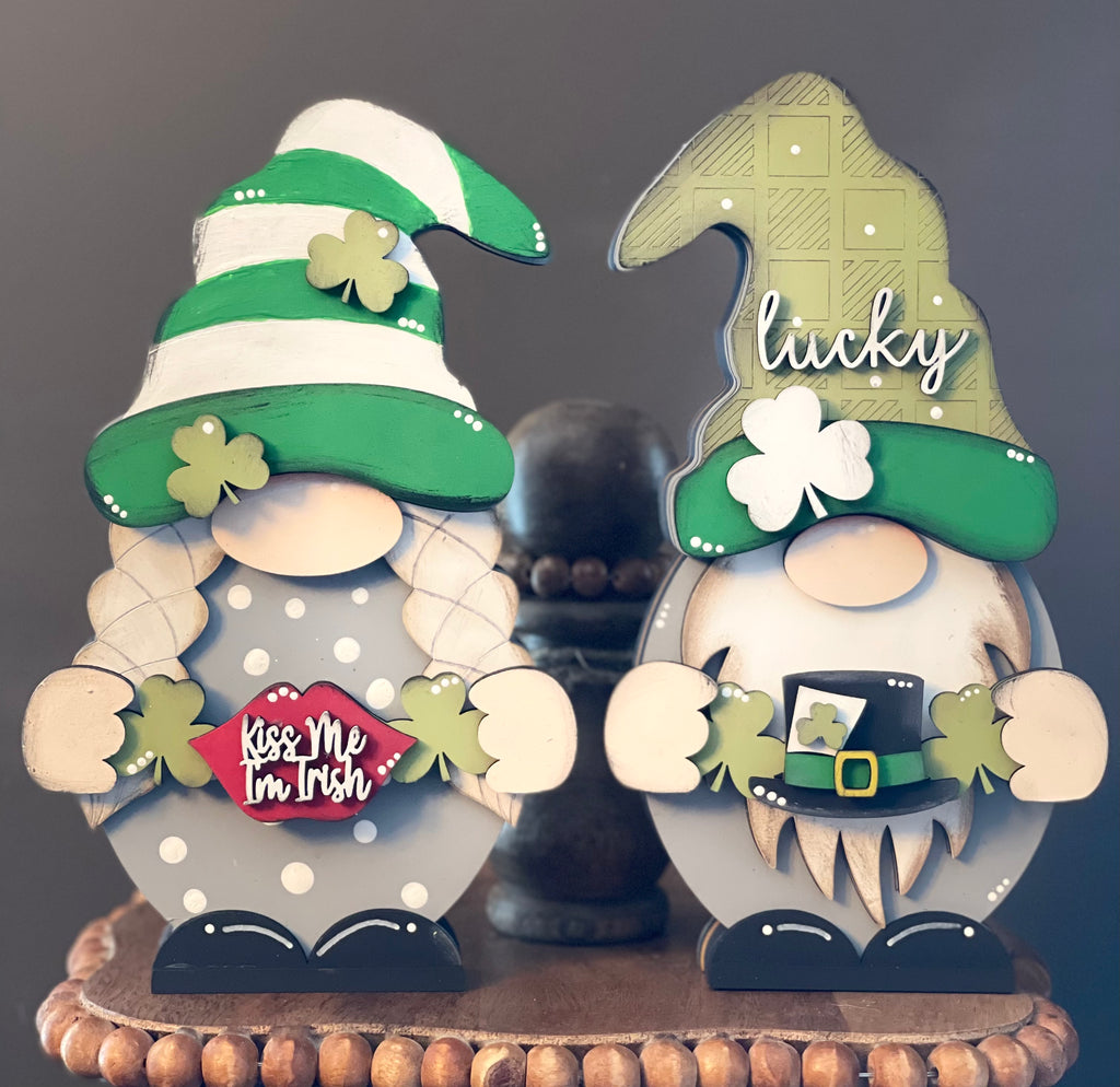 Wood interchangeable Gnome