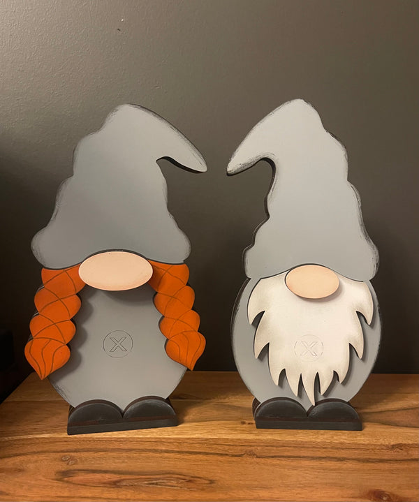 Wood interchangeable Gnome